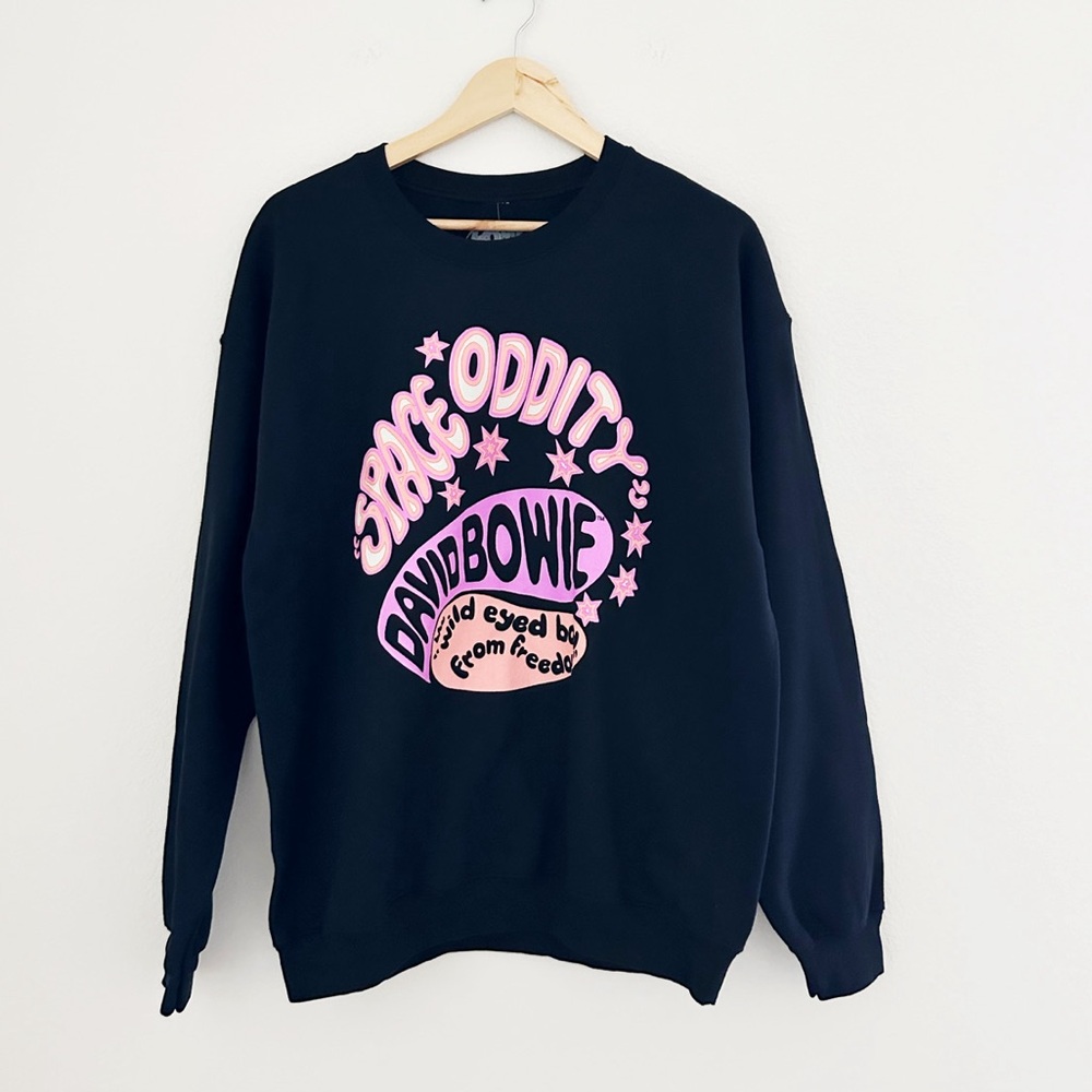 NEW David Bowie Space Oddity Sweatshirt